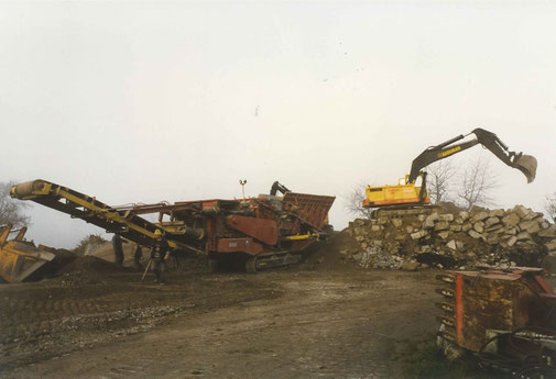Gschwend Transport Engelburg St. Gallen Betonrecycling Recycling Kies