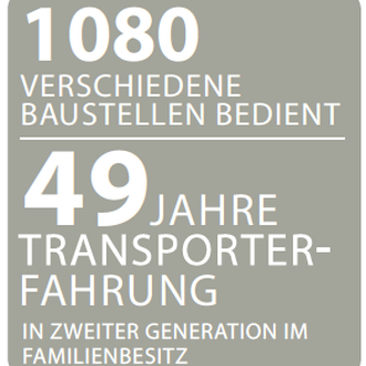Das Transportunternehmen Jakob Gschwend AG verfügt über 50 Jahre Erfahrung im Bereich Mulden, Transporte, Baustoffe, Recycling und Winterdienst.
