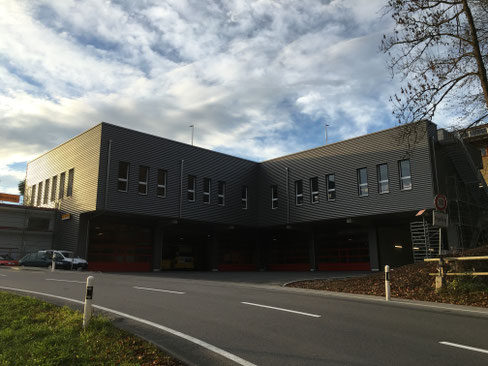 Neubau Postauto- und LKW-Einstellhalle